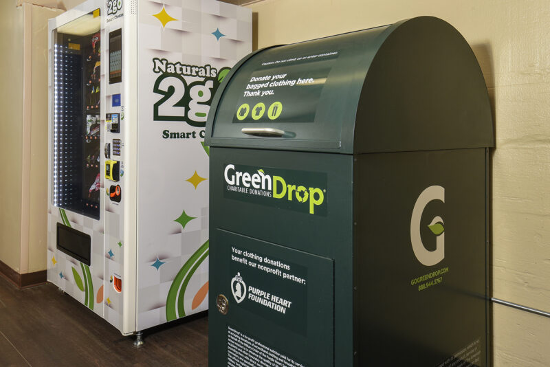 On-Site Green Drop Donation Box