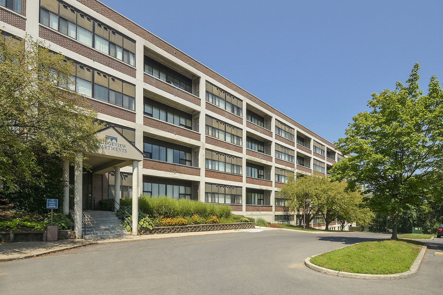 front entrance from parking lot