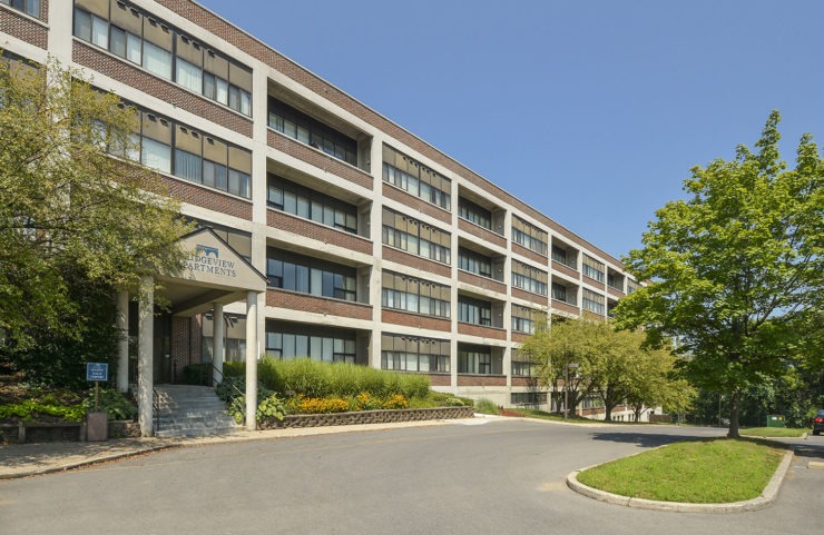 front entrance from parking lot 