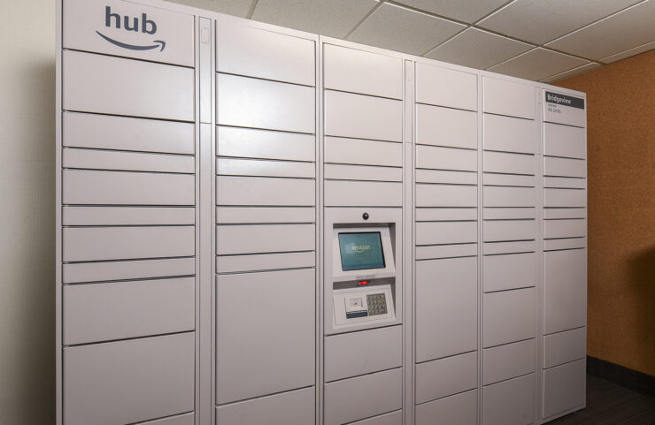 lockers for Amazon packages