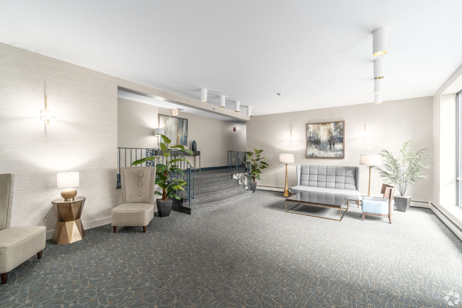 Inviting Lobby with seating 