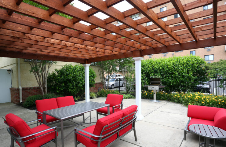 Poolside Pergola