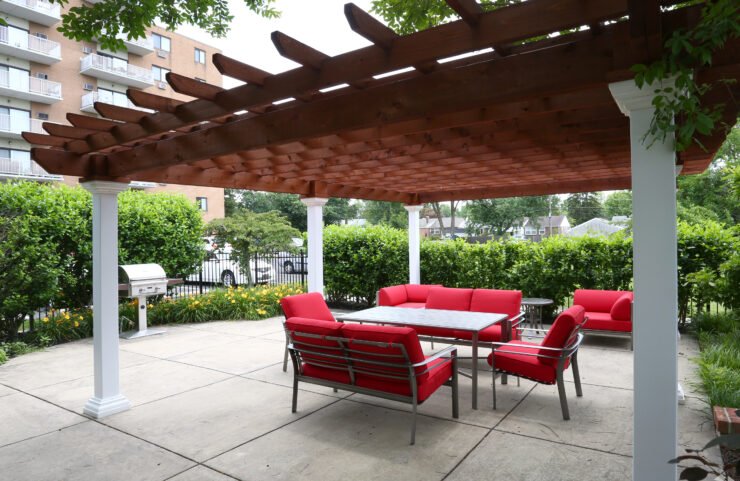 Poolside Pergola