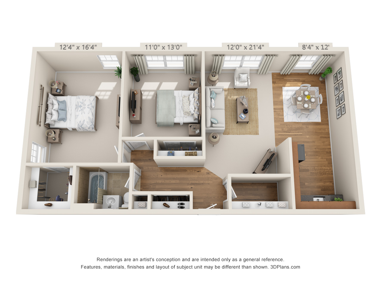 2 bedroom apartment in horsham