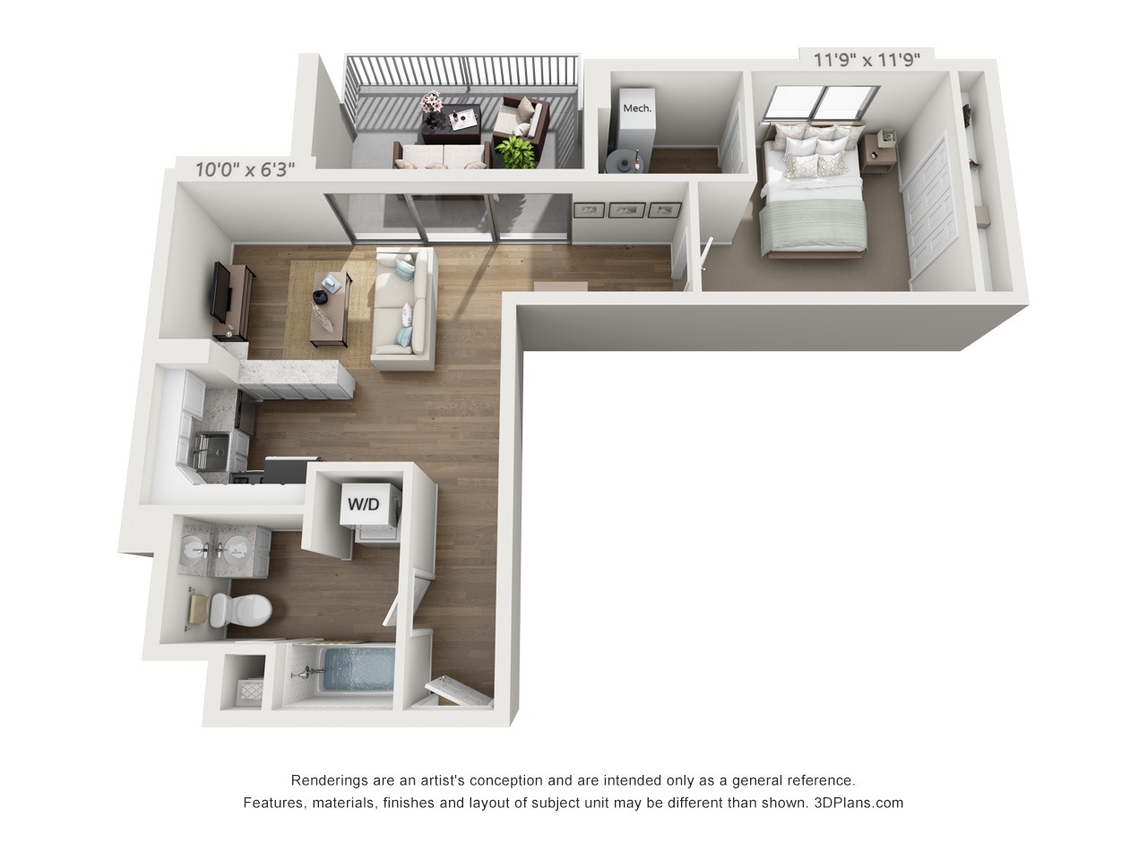 1 bedroom penthouse in east falls