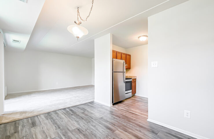 dining and kitchen area 