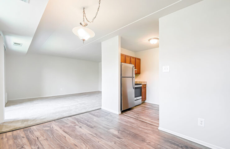 dining and kitchen area 