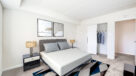 bedroom with closet space