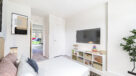 Virtually Staged Bedroom to Show Layout Option