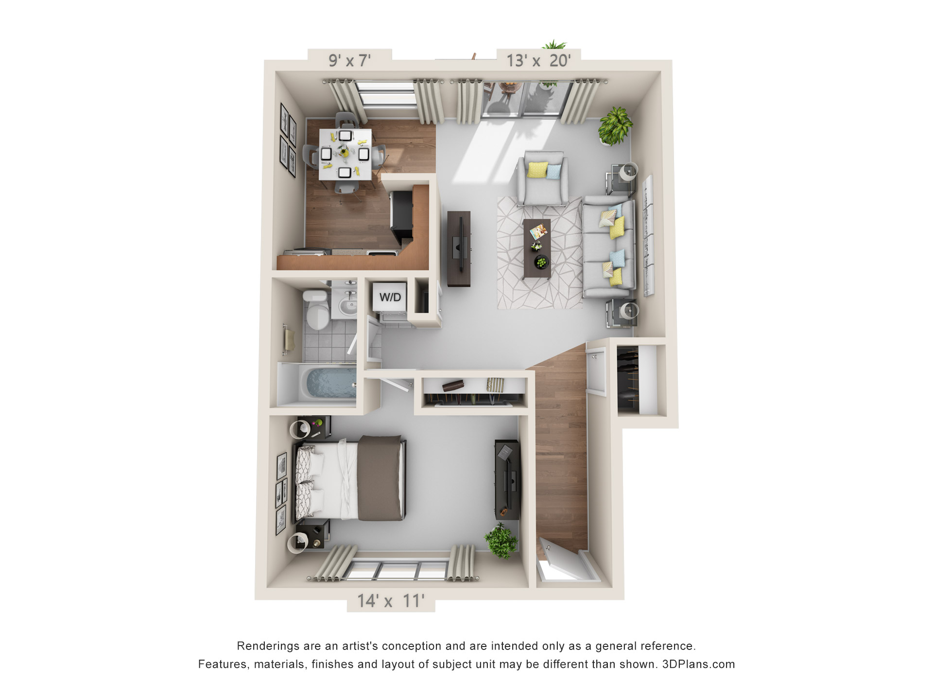 1 bedroom apartment in langhorne