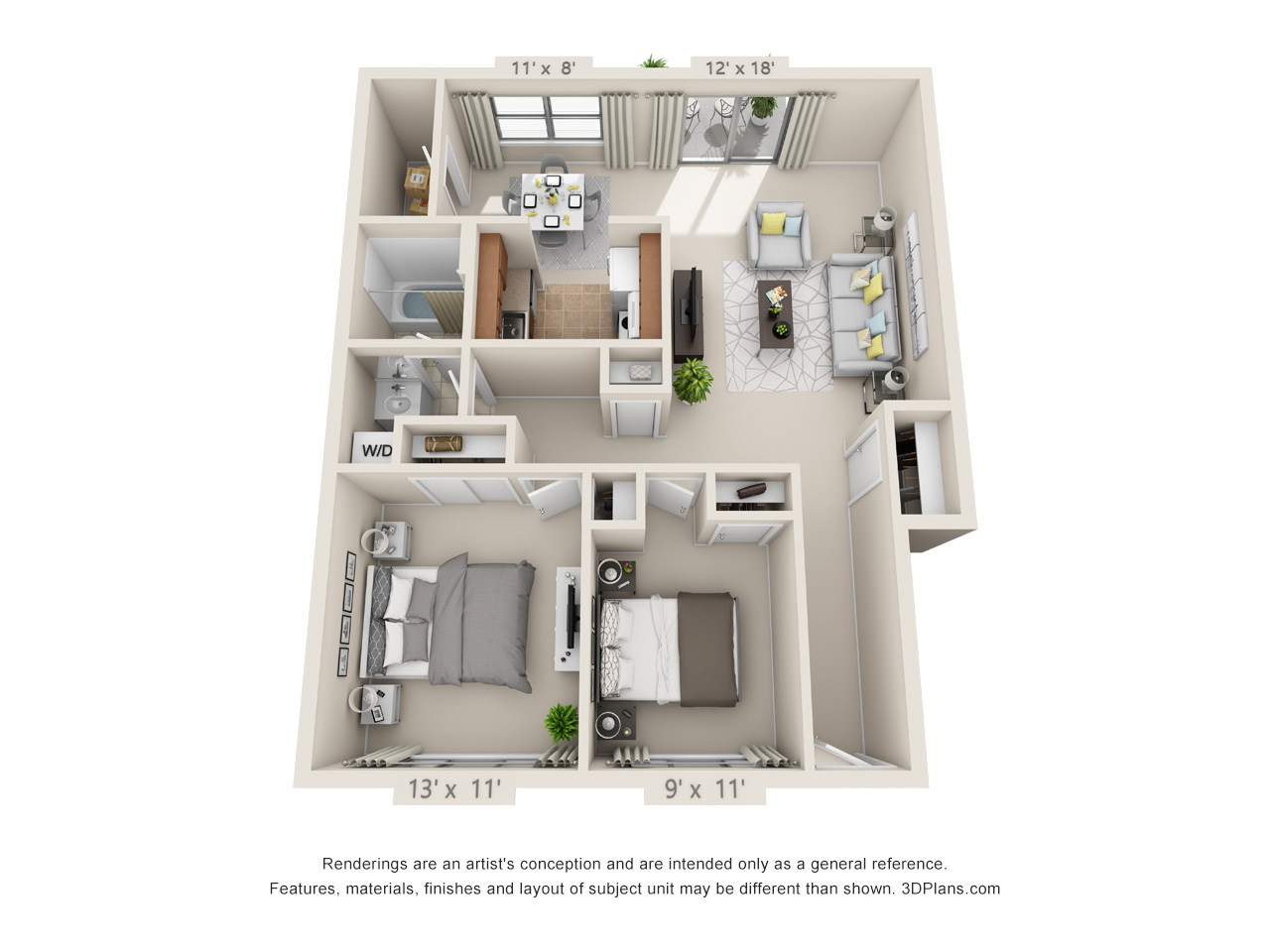 2 bedroom apartment in langhorne