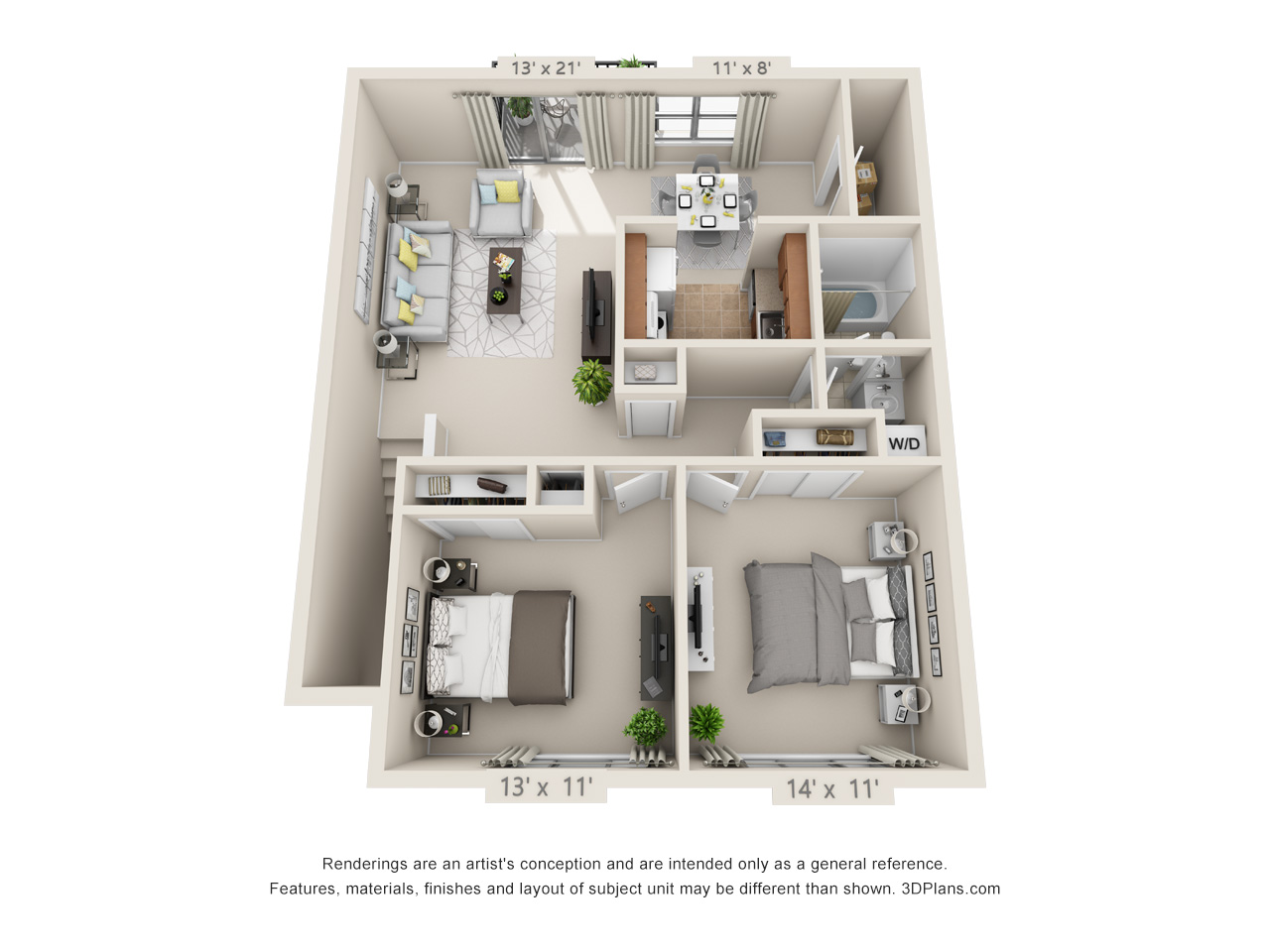 2 bedroom apartment in langhorne