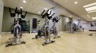 spin bikes in fitness center 