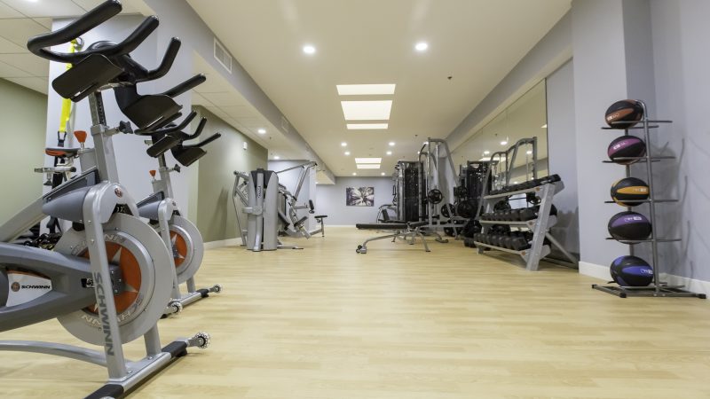 Fitness Center with ScullyFit Cardio Experience w/ Virtual Active