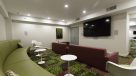 screening room with large flat screen tv 