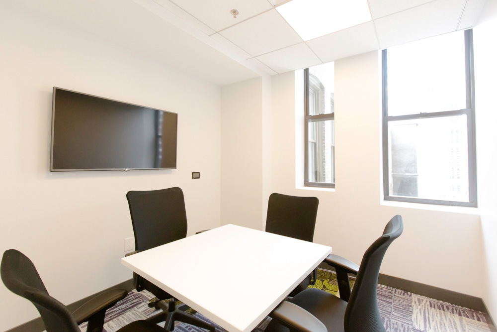 conference room with AV  hook ups