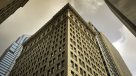 High rise building with architectural details 