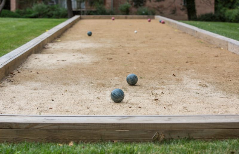Bocce ball court