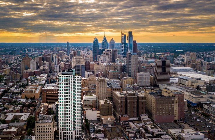 aerial view of the st. james