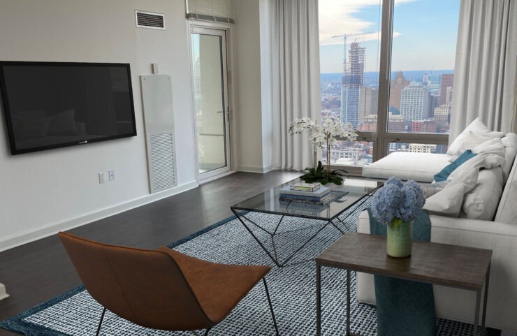 living room at The St. James - washington square