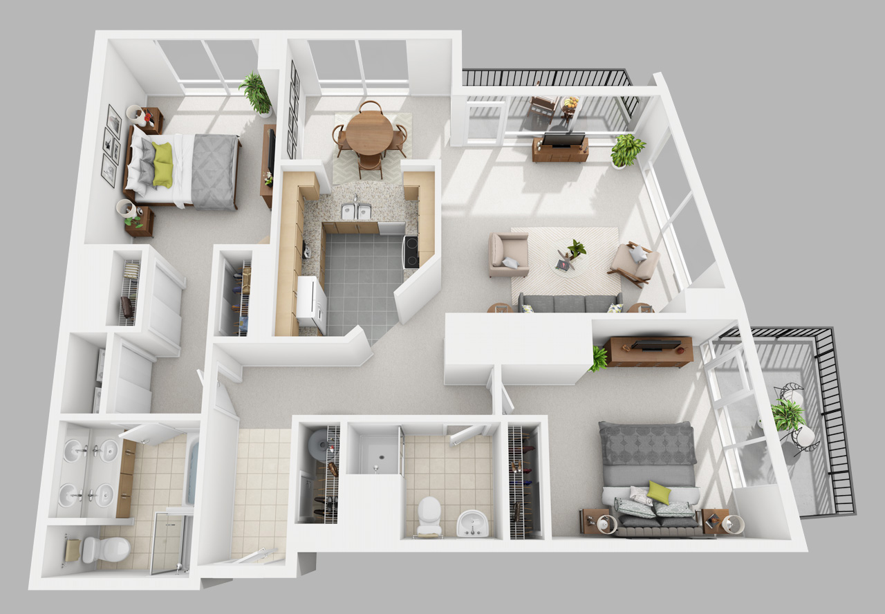 2 bedroom apartment in washington square