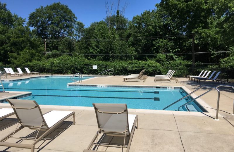 Outdoor Pool with Spa and Pool Deck