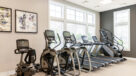 modern, large fitness center