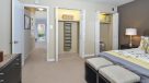 bedroom with two large closets 