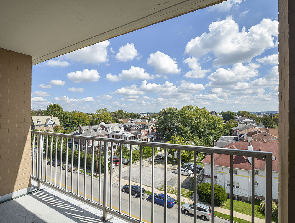 beautiful view from the balcony