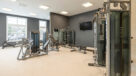 weight machines in the fitness center