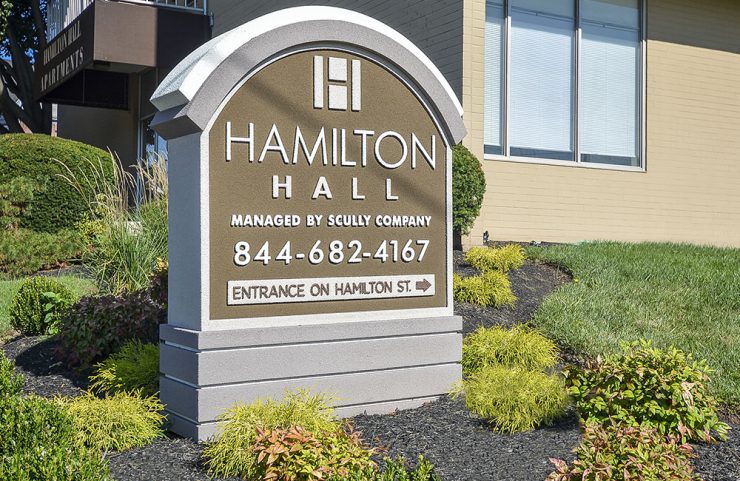 hamilton hall sign