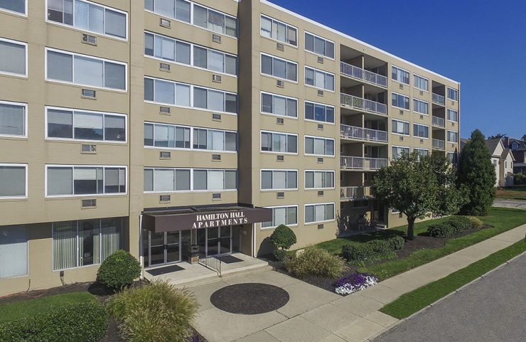 exterior photo of hamilton hall