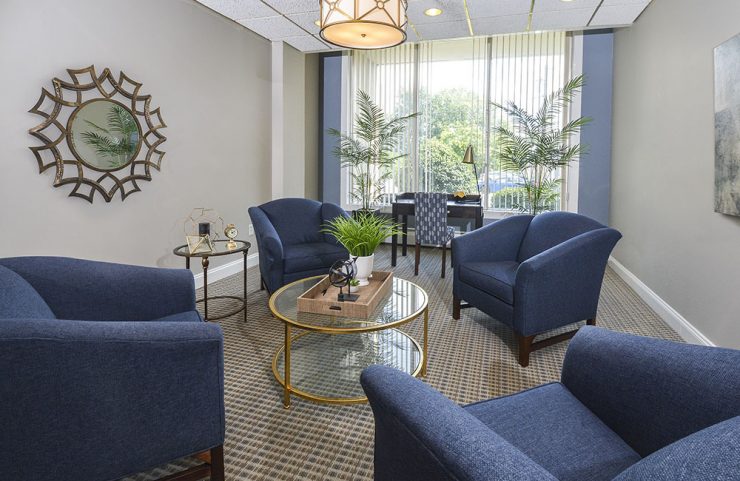 seating area in lobby 