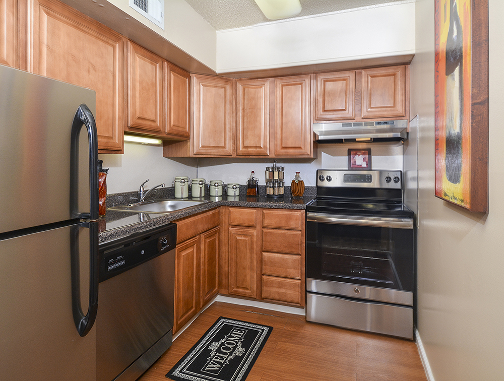 kitchen with stainless steel appliances 