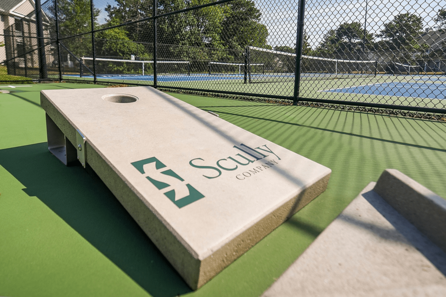 sports court mays landing cornhole