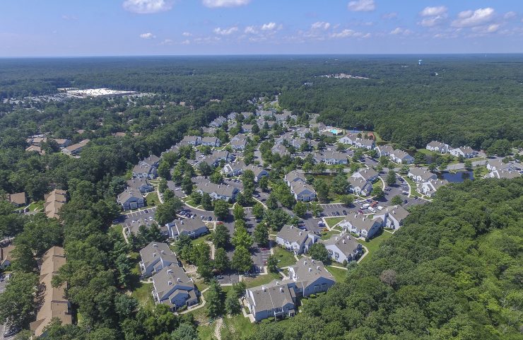 aerial view of hamilton greene 