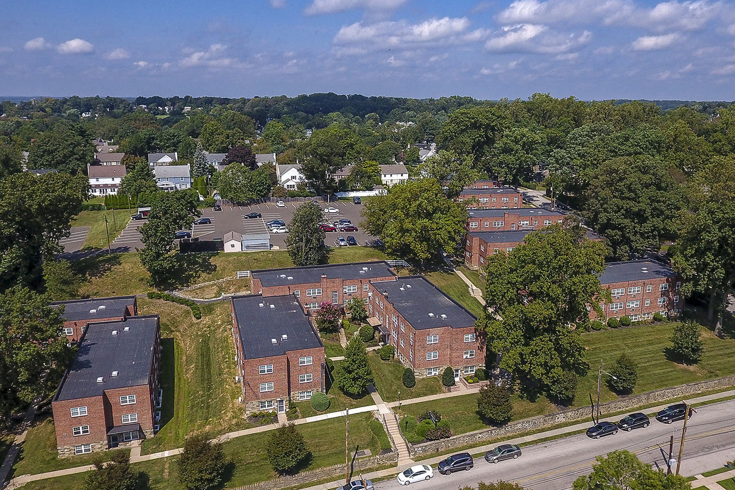 glenside apartments - drone aerial