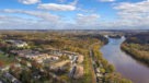 Aerial View of Westover Club And Fall Foliage 