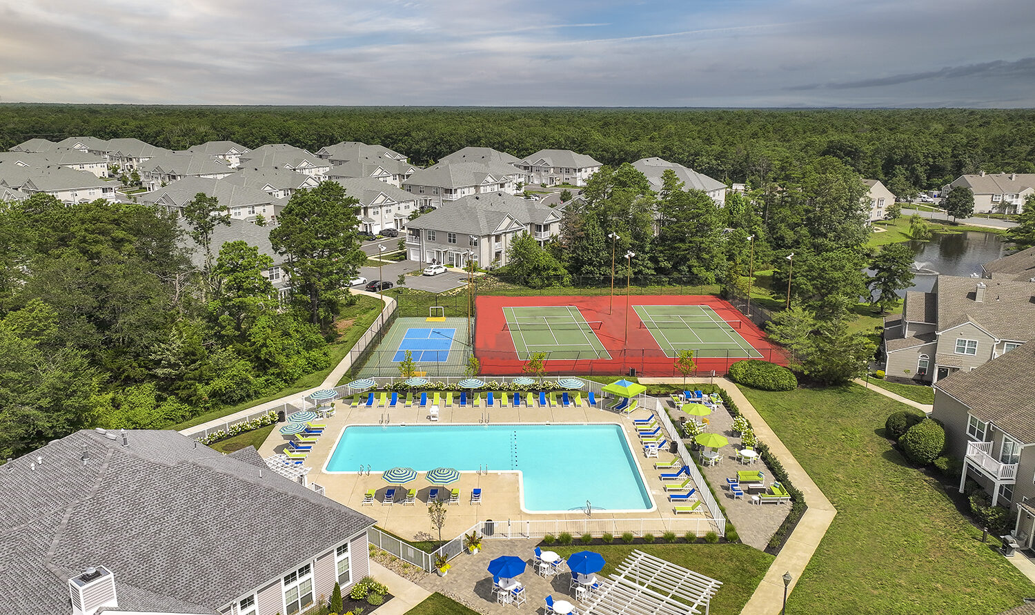 Aerial View Of The Amenities