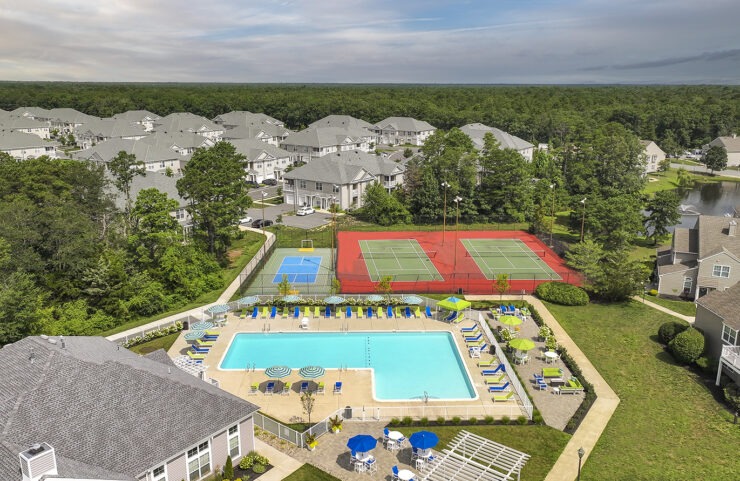 Aerial View Of The Amenities