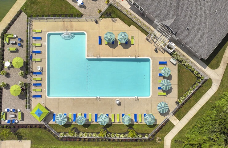 Aerial View Of The Pool