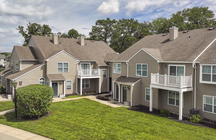 front entrance to an apartment 