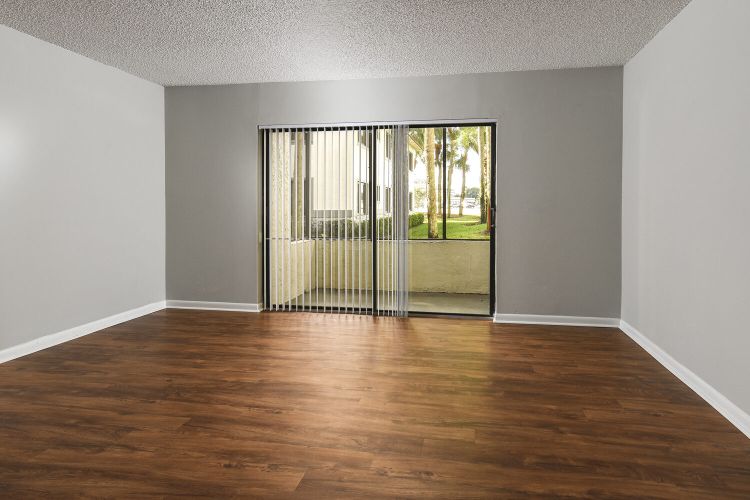 Living Area with sliding doors to patio