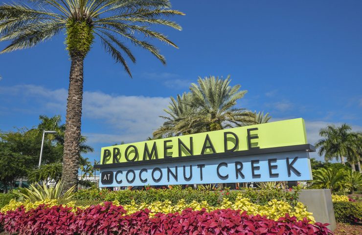 promenade at coconut creek signage 