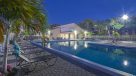 pool at night 