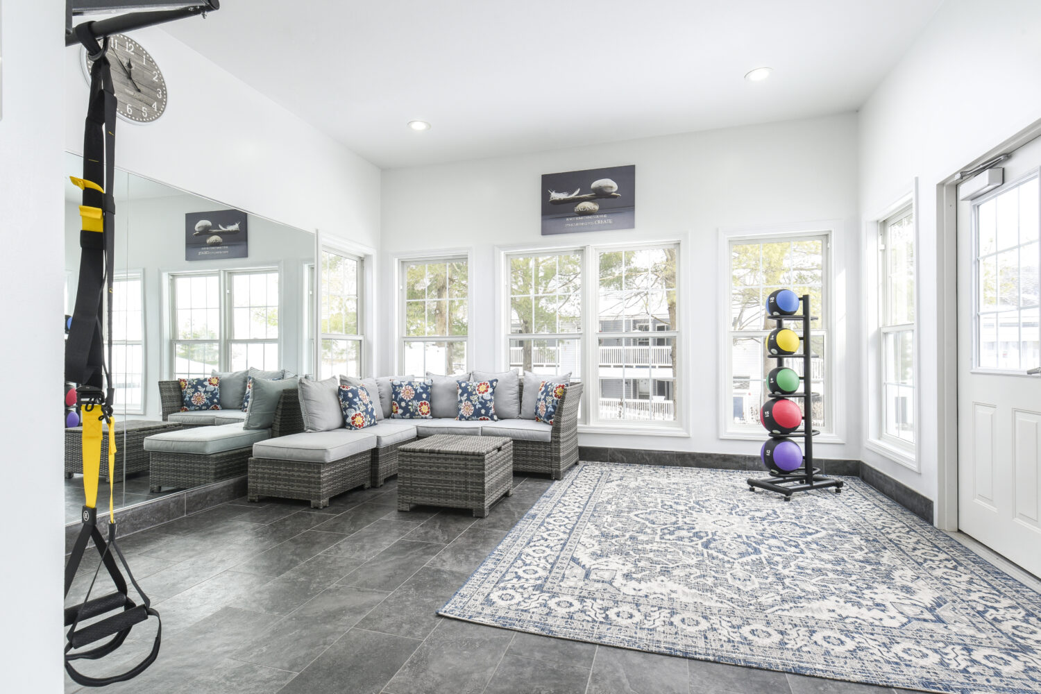 large fitness center