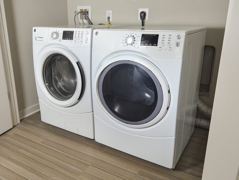 Full Size Washer & Dryer In Each Home