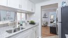 updated kitchen with pass through area to the dining room 