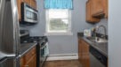 kitchen with gas stove and stainless steel appliances 
