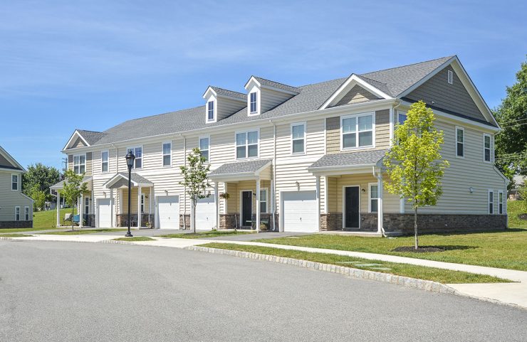 exterior photo of townhomes 